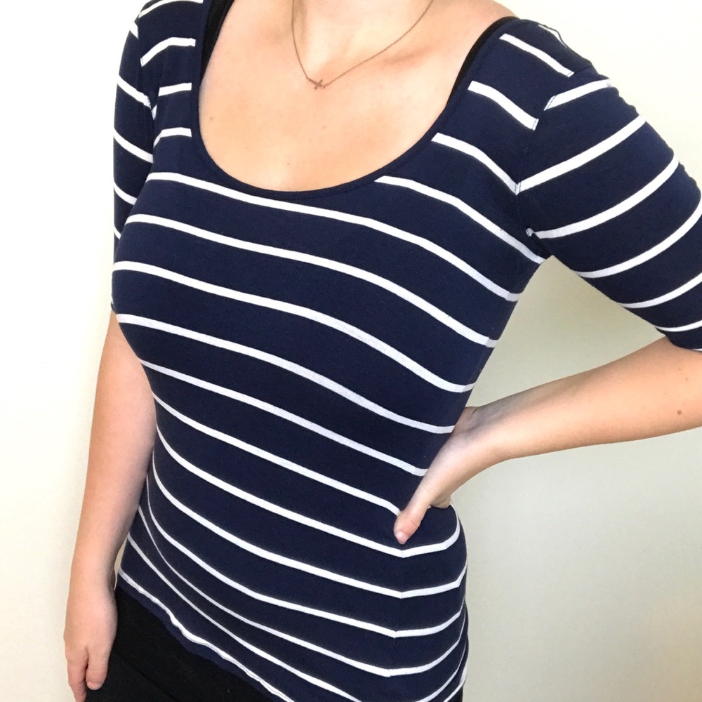 PacSun Nollie Striped 3/4 Shirt